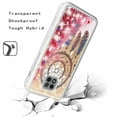 thumbnail image 3 of Kaleidio Case For Motorola Moto G Power (2021 Version Only) [Quicksand Image] Hybrid Impact [Liquid Glitter] Protector Skin Cover [Antique Feather], 3 of 4
