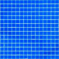 Dune 12 in. x 12 in. Glossy Denim Blue Glass Mosaic Wall and Floor Tile (20 sq. ft./case) (20-pack)