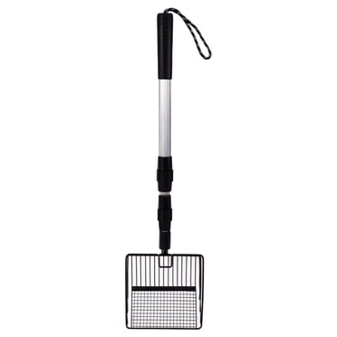 PAWBEE Heavy-Duty Metal Cat Litter Scooper, Large Kitty Poop Shovel ...