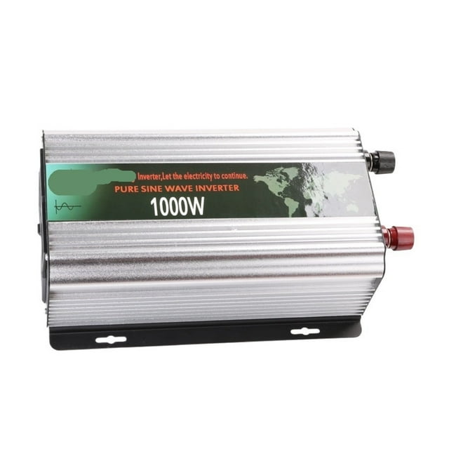 1000W Pure Sine Wave Car Inverter12v/ 24V Electric Vehicle Booster Power Converter for Home, RV ,Rapid Cooling with Minimal Noise