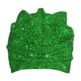 thumbnail image 3 of Rateoe Green Glitter Kids Beanie Warm Knit Beanie Hats Boys Girls Winter Hat Soft Slouchy Hats for Kids, 3 of 7