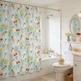 thumbnail image 4 of Easter Shower Curtain With Rabbits And Easter Eggs, Waterproof Polyester Bathroom Decor With 12 Hooks, 71 x 40 Inches Holiday Bathroom Partition For Kids And Adults, 4 of 6