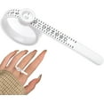 thumbnail image 5 of Ring Sizer Ruler | Ring Sizer Measuring Tool Measure Finger Rings Size | US Size 1-17 Jewelry Tools Sizers With Magnified Window, Reusable Ring Measurement Tool, 5 of 5