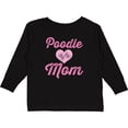 thumbnail image 3 of Inktastic Poodle Mom Cute Dog Gift Girls Long Sleeve Toddler T-Shirt, 3 of 5