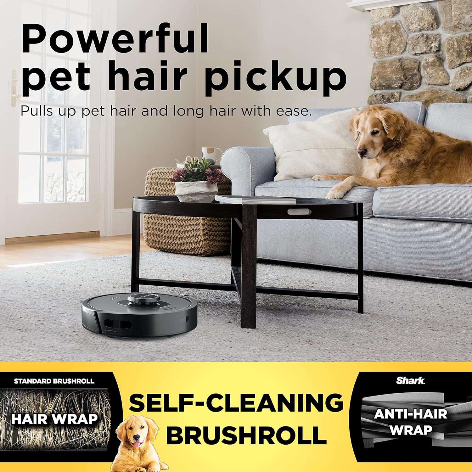 Shark R-RV2310 Matrix Robot Vacuum for Carpets and Hardfloors, 0.5 Quart