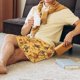 thumbnail image 5 of Balery Brave Cowboys Pantalones cortos de pijama de punto de algodón para hombre con cinturilla y bolsillos-X-Large, 5 of 6
