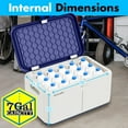 thumbnail image 3 of SereneLife Lockable Storage Box, 8 Gallon Capacity Storage Trunk with Combination Lock, Locking Container Bin for Organization, 3 of 6