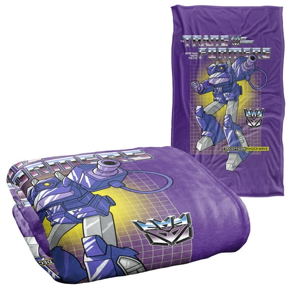 Transformers Shockwave Silky Touch Super Soft Throw Blanket 36' x 58'