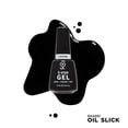 thumbnail image 3 of Salon Perfect Crème One Step Gel, Oil Slick, Black Nail Polish, 0.5 fl oz, 3 of 10