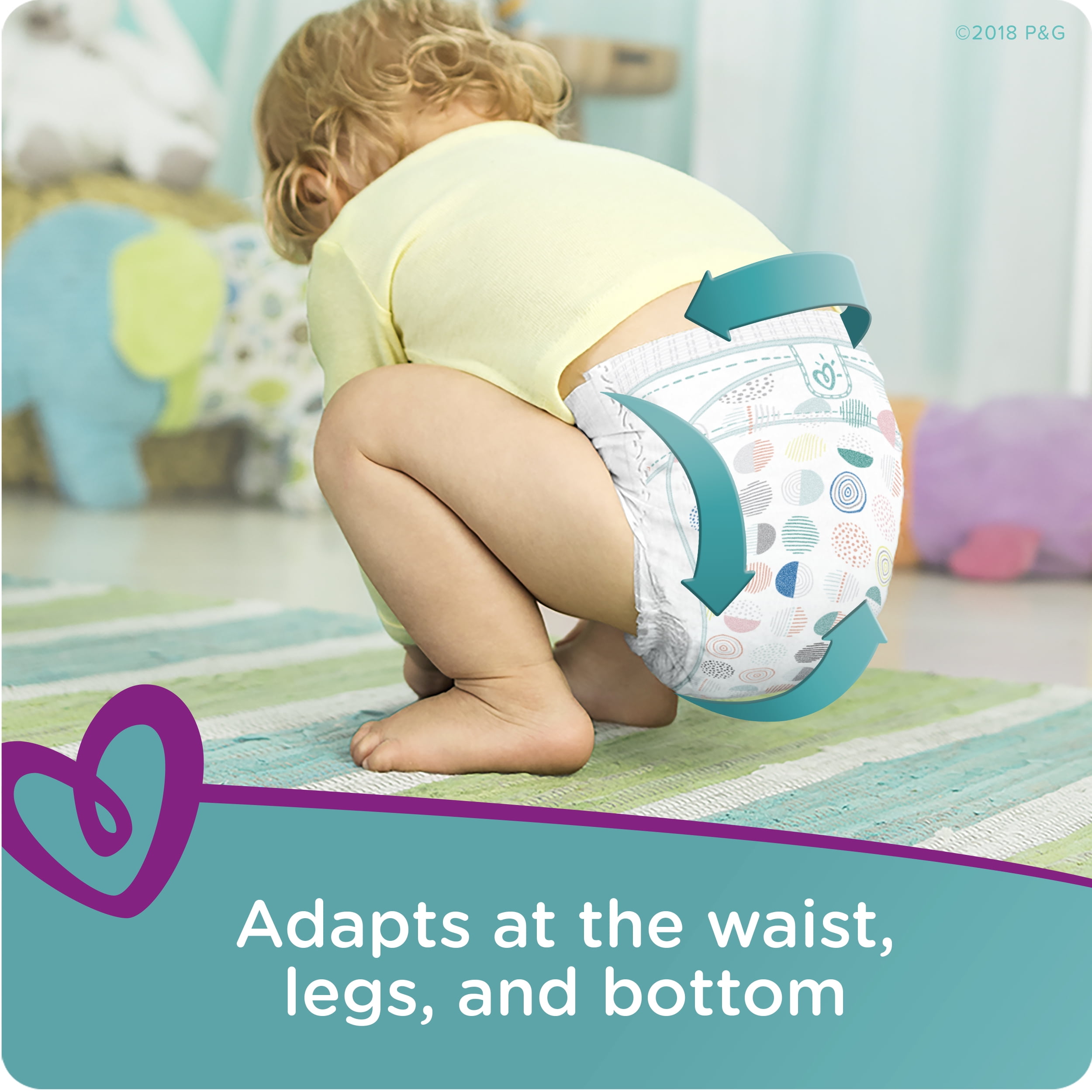Pampers Cruisers Diapers Size 5 90 Count Walmart