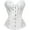 White, variant on Shapewear Women Lace Off Shoulder Corset Bustier Boned Overbust Corset Bodyshaper Lingerie Top,Beige Woman Blending Shapeware XL