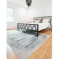 thumbnail image 4 of Unique Loom Finsbury Collection Area Rug - Sarah (6' x 9' Rectangle Blue/Ivory), 4 of 12