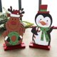thumbnail image 5 of Adornos de madera de Papá Noel y muñeco de nieve, decoración de mesa navideña, regalo para niños, Navidad, Año Nuevo 2025, 5 of 5