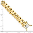 thumbnail image 2 of 14K 20 inch 11mm Hand Polished Fancy Traditional Link with Box Catch Clasp Chain QLK120-20, 2 of 2