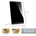 thumbnail image 2 of GE Flat Panel Indoor HDTV Antenna, 40-mile Range, VHF UHF 1080P 4K, 33681, 2 of 6