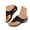 Black, variant on Pandaie Orthopedic Sandals for Women 2026 Dressy Casual Summer Arch Support Flip Flops Comfortable Beach Vacation Slip on Slides Black Size 6