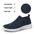 thumbnail image 3 of Men's Casual Shoes Lightweight Breathable Sneakers Athletic Walking Shoes for Men Navy Blue Size 11, 3 of 6