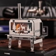 thumbnail image 3 of Outdoor Camping Wood Stove Portable for Tent Stainless Steel Tent Stove Decorative Christmas Tree & Table, 3 of 5
