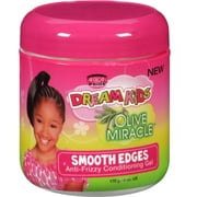 African Pride Dream Kids Smooth Edges Anti-Frizzy Conditioning Gel, 6 oz (Pack of 2)