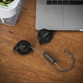 thumbnail image 5 of Koss KSC35 Auriculares inalámbricos Bluetooth con clip para la oreja, micrófono en línea con control remoto, duración de batería de más de 6 horas, negro, 5 of 5