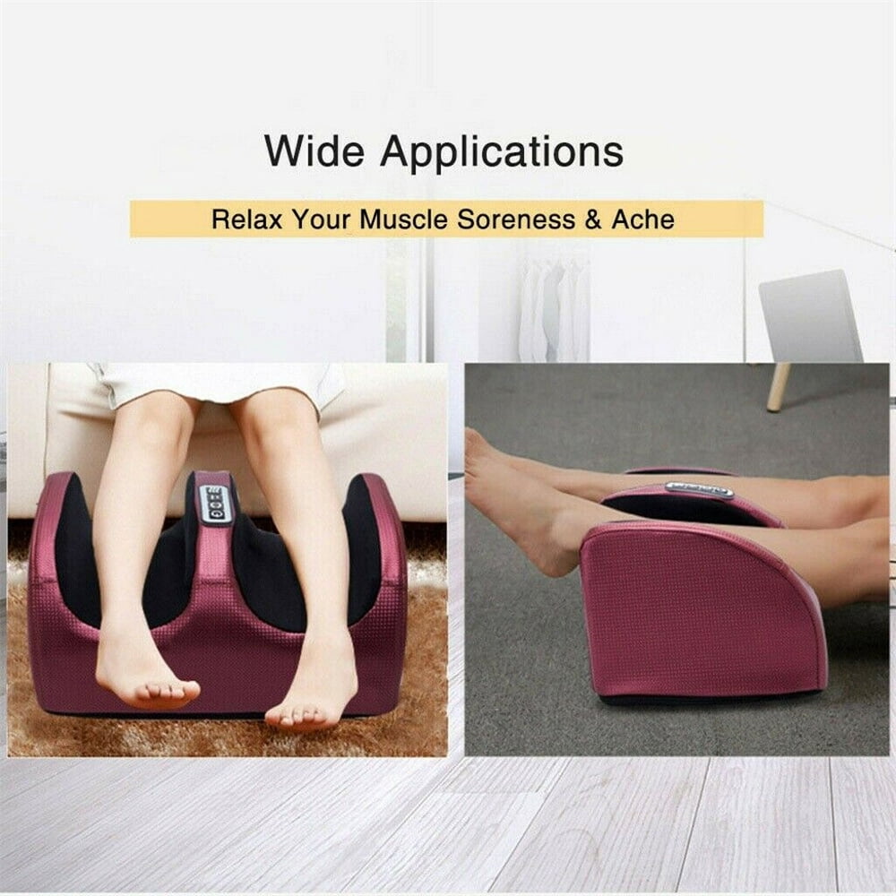 G · PEH Electric Foot Calf Massager Massage Machine Ankle Leg Kneading Heating