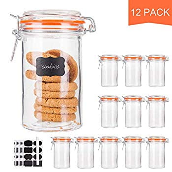 glass storage jars for kitchen
