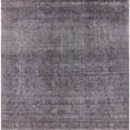 thumbnail image 1 of Ahgly Company Indoor Square Mid-Century Modern Carbon Gray Oriental Area Rugs, 7' Square, 1 of 6