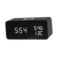 thumbnail image 1 of Lipstore Digital Alarm Clock Electronic Clock Charging Station Setting Desk Clock Black, 1 of 8