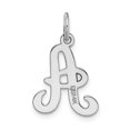 thumbnail image 3 of 14k White Gold Initial A Charm, 3 of 3