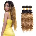 thumbnail image 1 of Hair Bundles NiegMeag Ombre Deep Wave 1B/27 45-50 cm 300 g, 1 of 5