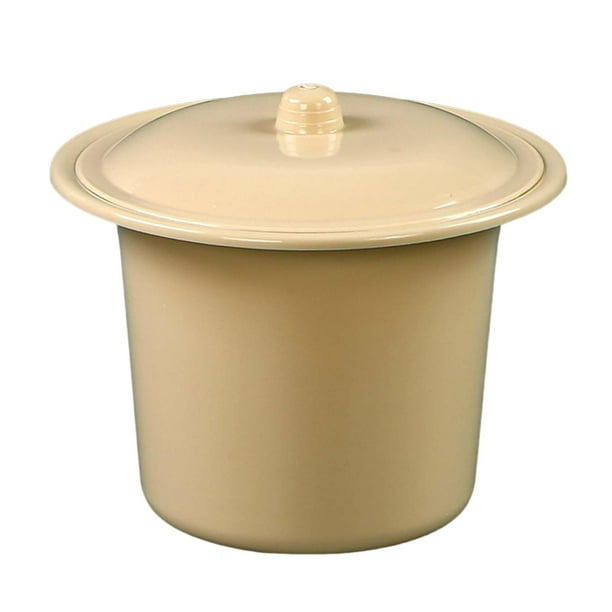 Orinal compacto, resistente a salpicaduras, portátil, duradero, para orinar, móvil Amarillo claro