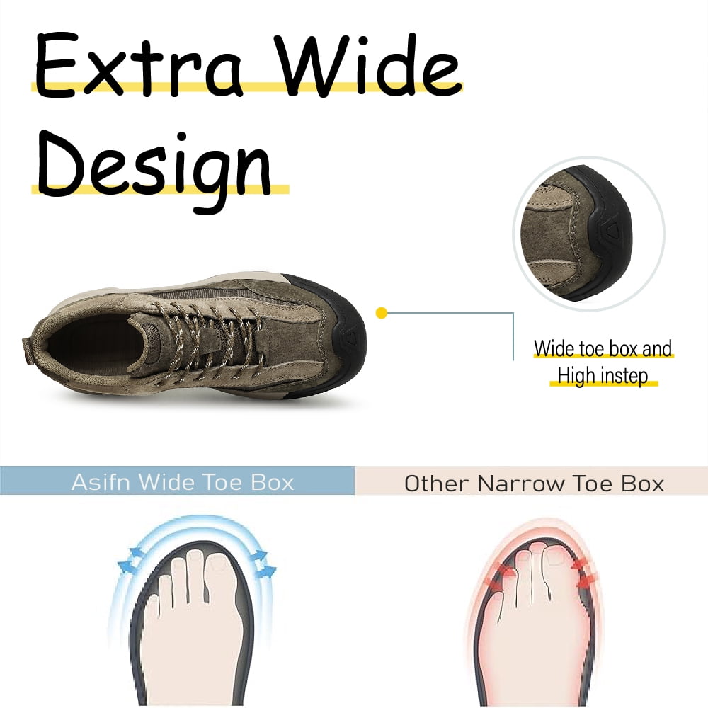 Mens Leather Outdoor Hiking Shoes Casual Breathable Sneakers Non-slip Wearable Work Shoes Comfortable Driving Shoes Brown 9 UK
