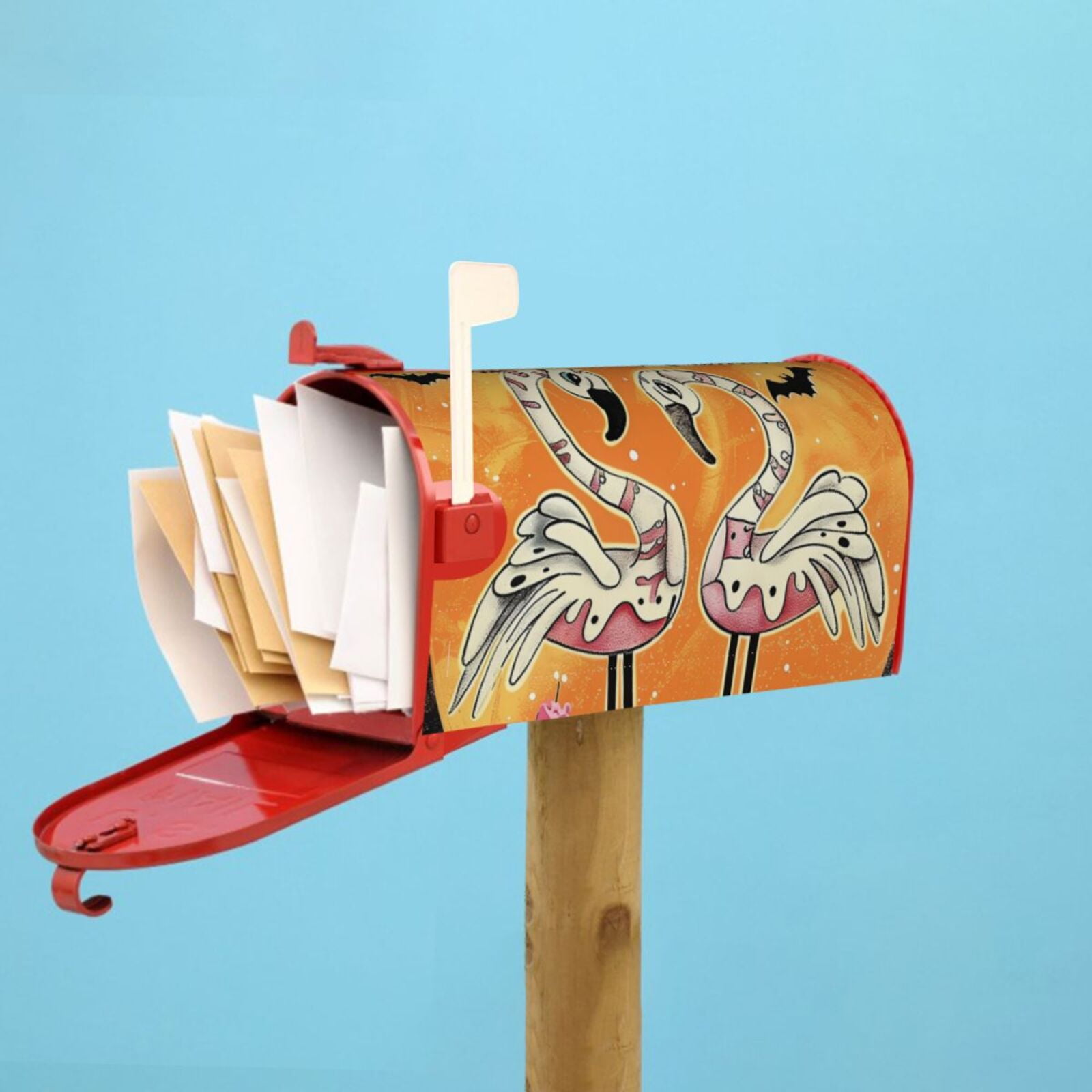 Kdxio Magnetic Mailbox Cover 21x18 in Mailbox Cover Outdoor Decoration Holiday Mailbox Covers for Home Garden Yard-21x18 in