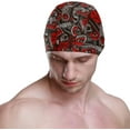 thumbnail image 2 of FYBTO Swimming Cap Graffiti Street Art Adult FYBTO Polyester, 2 of 4