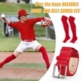 thumbnail image 6 of JASGOOD Baseball Socks and Belt Combo for Youth Boys Girls Over the Knee Softball Socks and Belt Knee High Football Socks, 6 of 10