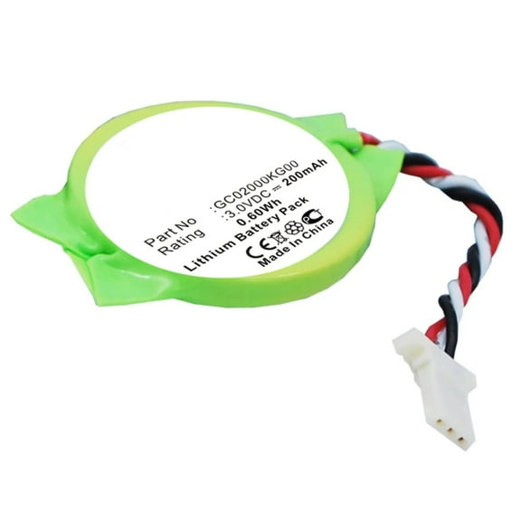 Batteries N Accessories BNA-WB-L6912 CMOS/BIOS Battery - Li-Ion, 3V, 200 mAh, Ultra High Capacity Battery - Replacement for Dell GC02000KG00 Battery