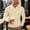 Beige # Mens Shirts, variant on Mens Polo Shirts Long Sleeve Pullover Button up Casual Plain Stylish Winter Tops for Men Collar