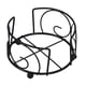 thumbnail image 1 of Portavasos, 1uds 4,25" - Hierro Metal Posavasos Almacenamiento Estante para Redondo Posavasos, Capacidad para 6 Posavasos (Negro), 1 of 6