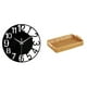 thumbnail image 1 of Reloj de pared grande,Reloj de pared acrílico silencioso de estilo moderno.,Reloj de pared grande de oficina,silencioso,fácil de leer y sencillo.,Cestas de almacenamiento,Cestas de, 1 of 8