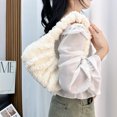 thumbnail image 2 of Bolso elegante para axila para mujer bolso informal de lana de cordero para ir de compras, 2 of 6