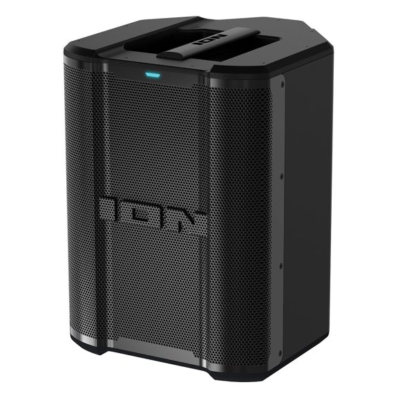 Restored ION Trouper 100 Battery-Powered Portable Speaker System with Multi-Channel Mixer and FM Radio, Black (Refurbished)