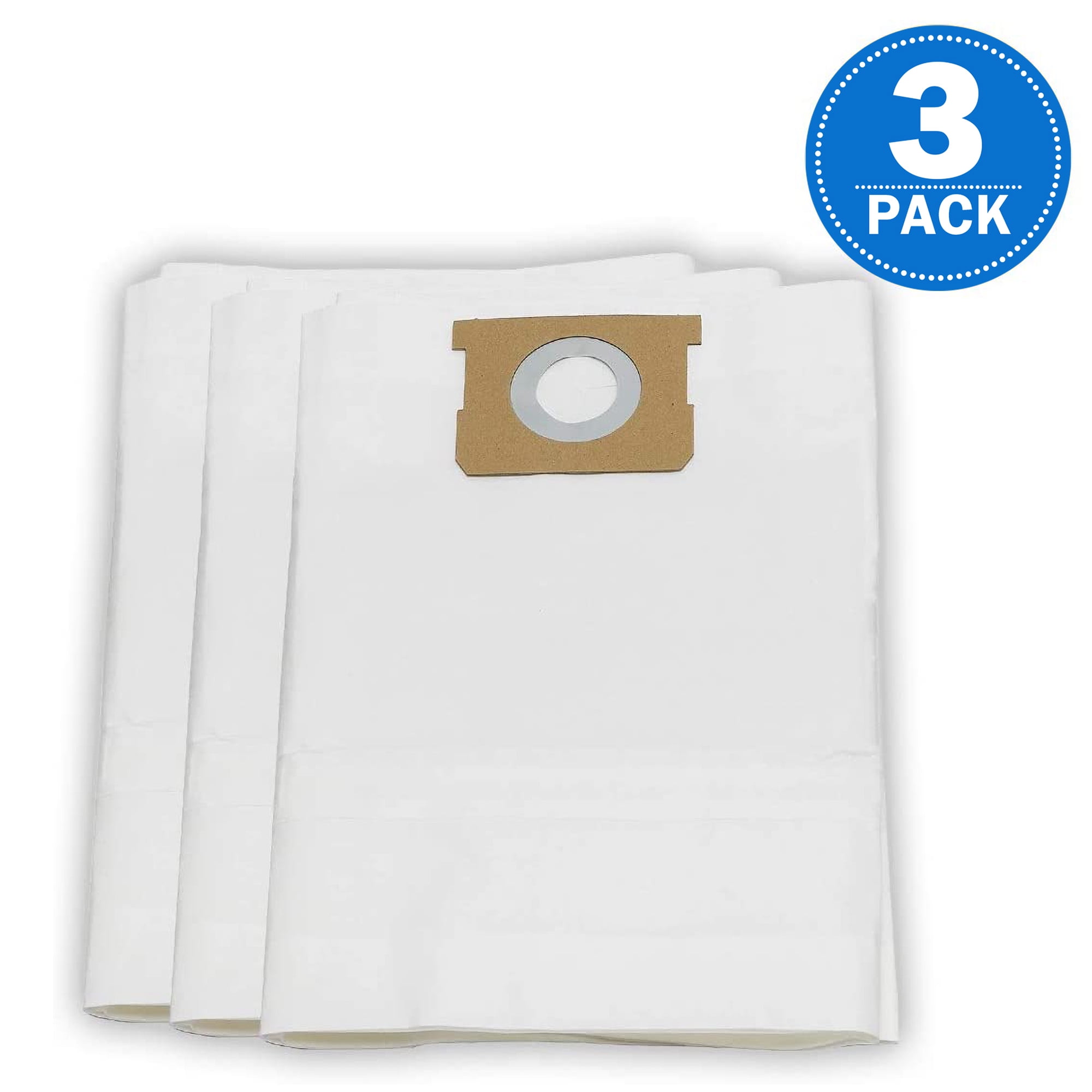 HART 6 to 16 Gallon High Efficiency Dust Bag, 3-Pack, VHBM 3701, Wet/Dry Vacuum Cleaners