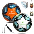 thumbnail image 1 of Set de 2 balones de fútbol MGZFEZN tamaño 5 para jóvenes y adultos, 1 of 8