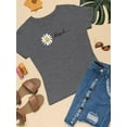 thumbnail image 3 of Daisy Hand Drawn Blessed Text    T-Shirt Women -Image by Shutterstock, Female Small, 3 of 4