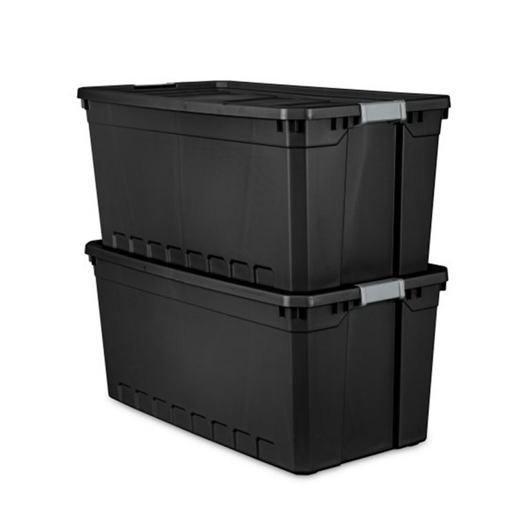 Free Shipping Sterilite 50 Gal Stackable Storage Tote with Lid 3 Pack for Office Playroom Walmart Walmart