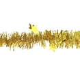 thumbnail image 2 of Isvgxsz Christmas Gold Tinsel Garland Xmas Tree Decorations Christmas Metallic Twist Garland Ceiling Hanging Decorations for New Year Party Birthday Holiday Indoor Outdoor Supplies, 2 of 6