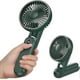 thumbnail image 1 of USB Rechargeable Portable Mini Fan with 2500mAh Base and 5 Modes Battery (Green), 1 of 5