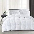 thumbnail image 2 of SK Linen Comforter Queen/Full/Full XL Sized 88 by 88 inch White 100% Microfiber Fabric, 1 Piece Quiled Box Comforter (Comforter Cover Not Included), 2 of 4