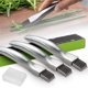 thumbnail image 2 of Precio reducido por tiempo limitado!Triture el cuchillo de seda, cuchillo verde picado de acero inoxidable mejorado, cortador de verduras de cocina, cortador triturador de cebollino afilado, 2 of 9