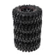 thumbnail image 2 of Neumáticos de goma 1:10 Perfecl Llanta hexagonal de Rueda de Metal 4x para SCX10 D90 RC, 2 of 8